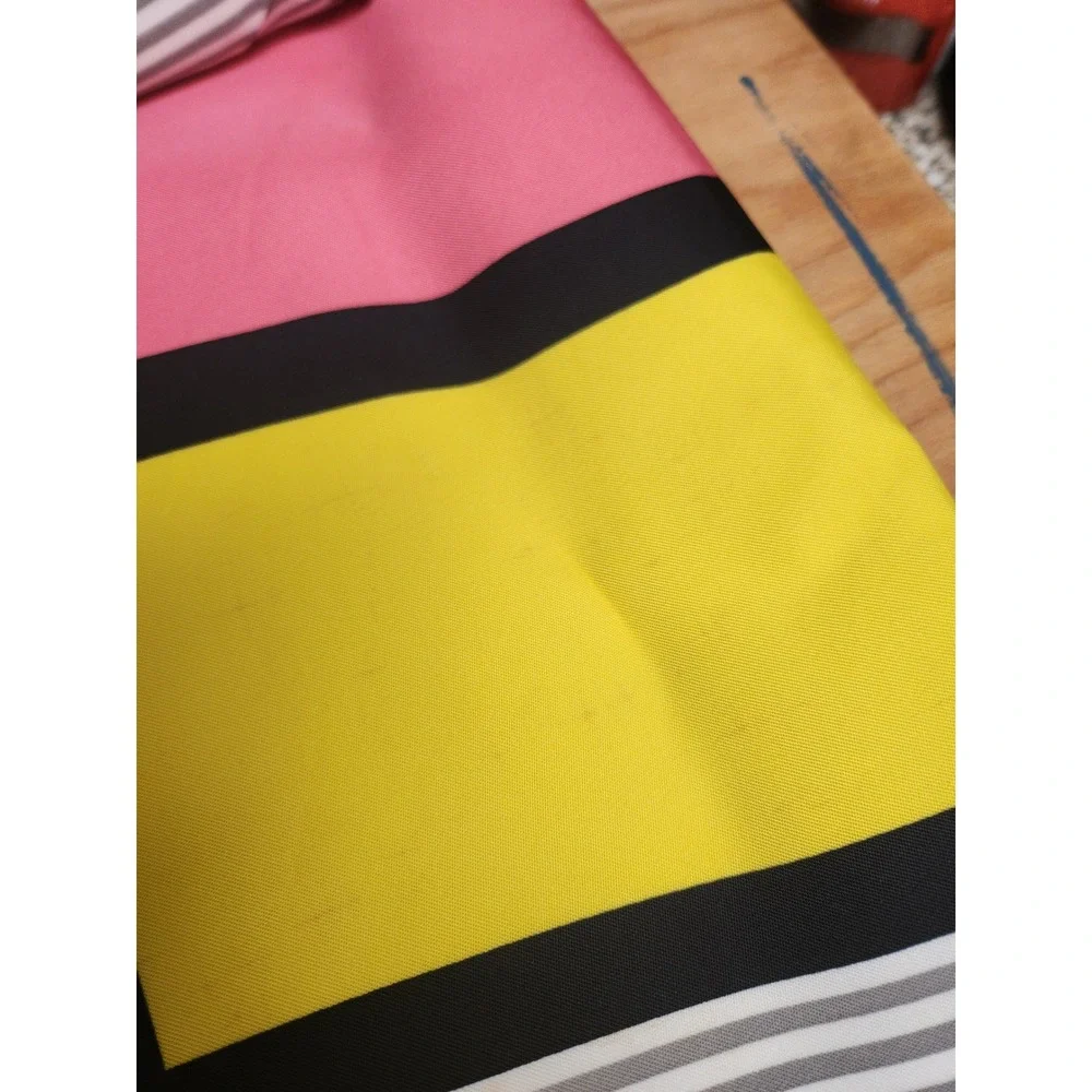 Kate Spade Colorblock Geometric Mod Shift Dress Multicolor Striped‎ Size 8
